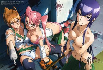   / HIGHSCHOOL OF THE DEAD [TV] [1-12  12] [RAW] [RUS+JAP] [1080p]