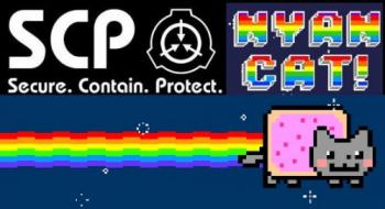 SCP-087-B Nyan Cat Version