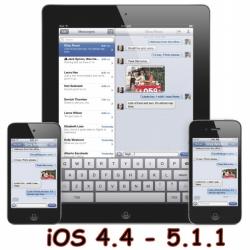 Firmware iOS 4.4 - 5.1.1