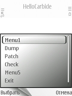 HelloCarbide  symbian 9.1  9.2